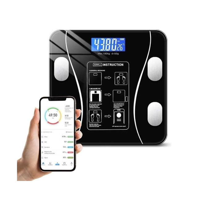 Balance Pèse-personne électronique De Poids Intelligente Bluetooth
