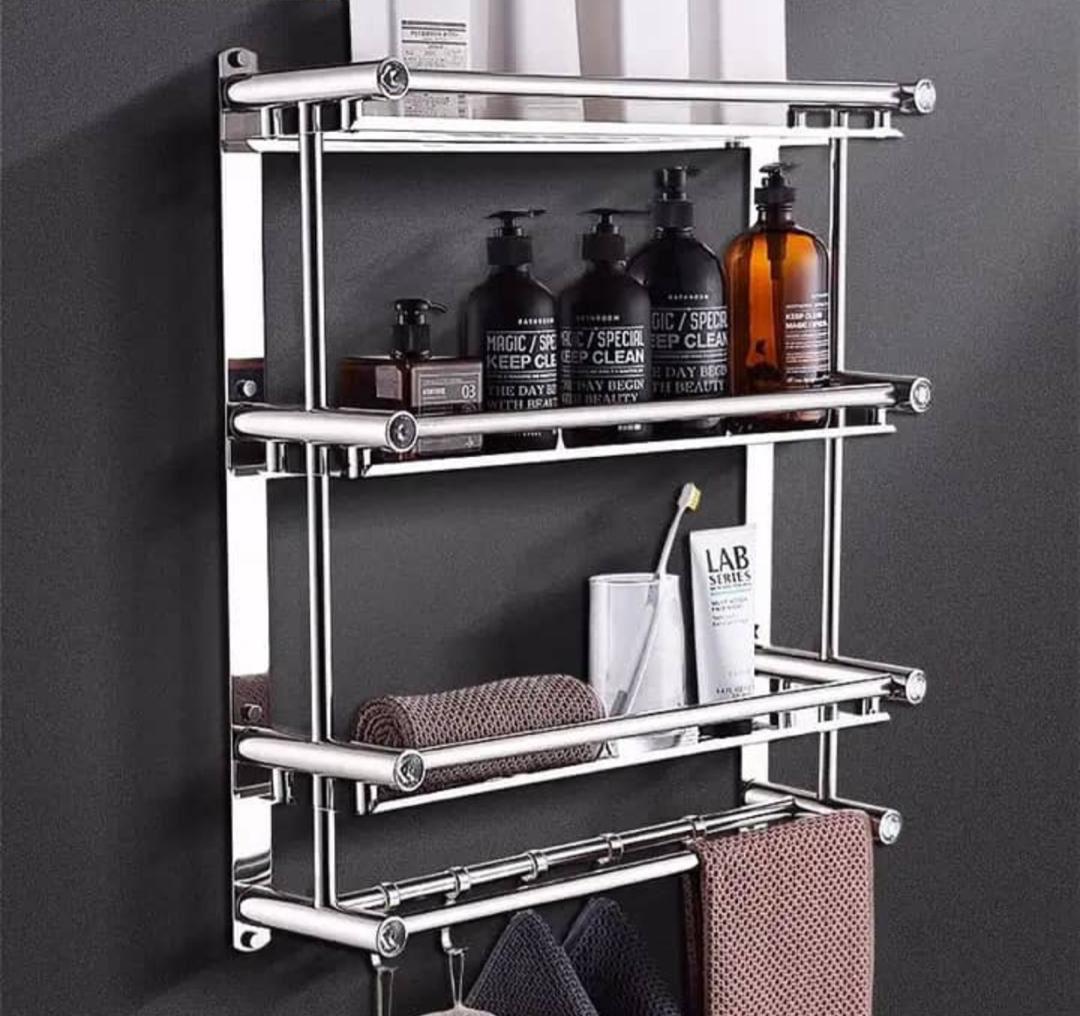 13.000F Étagère à serviettes et accessoire murale pour salle de bain- 778045555