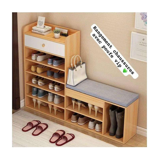 25000fcfa Rangement chaussures en bois environ 15 paires 778045555