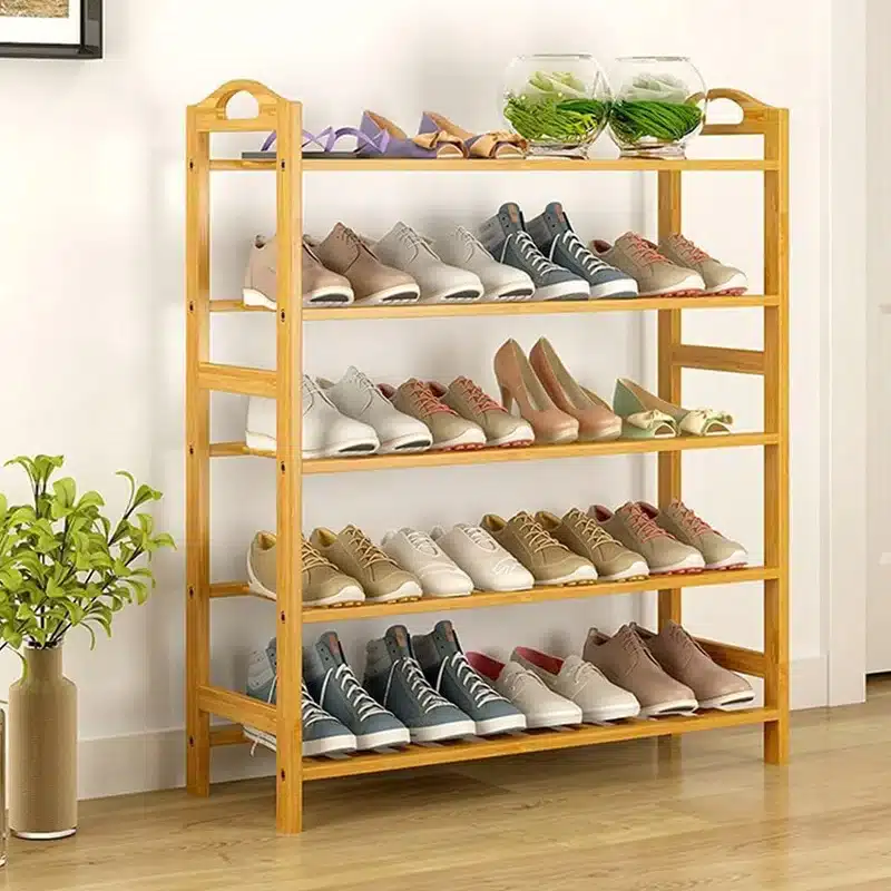 12.500fcfa Étagère de Rangement de Chaussures en bambou 778045555
