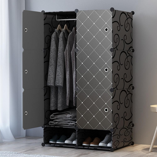 17000F Armoire Vêtements -Penderie plastique 8 Cube 778045555