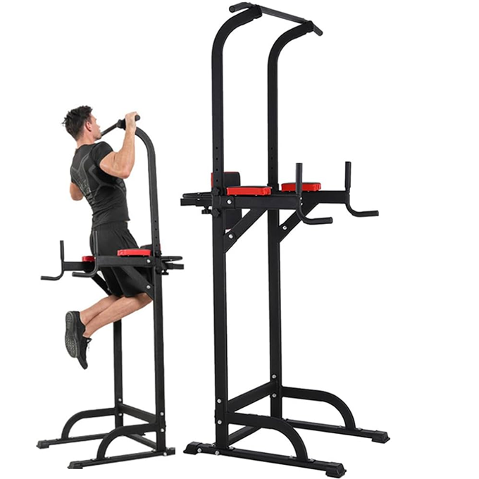 80.000F Barre de traction ajustable musculation dips station778045555