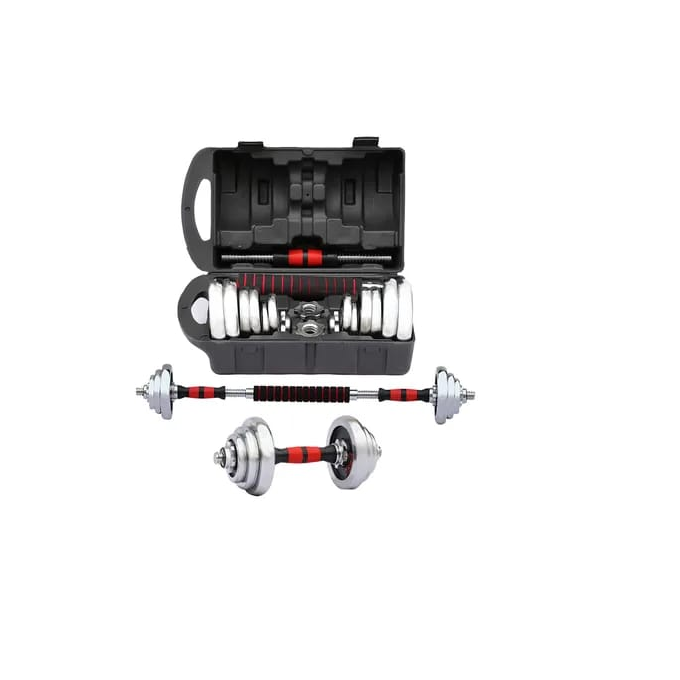 Valise d'altères biceps avec barre en fer 20Kg